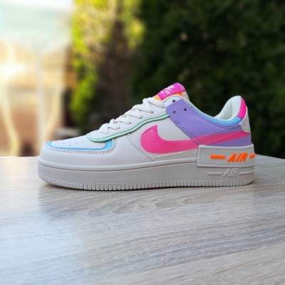Nike Air Force 1 Shadow бежеві з малиною, Розмір 38 Nike Air Force 1 Shadow бежеві з малиною, Розмір 38