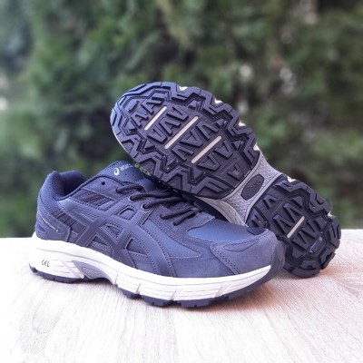 Asics Gel-Venture 6 черные на белом, Размер 43