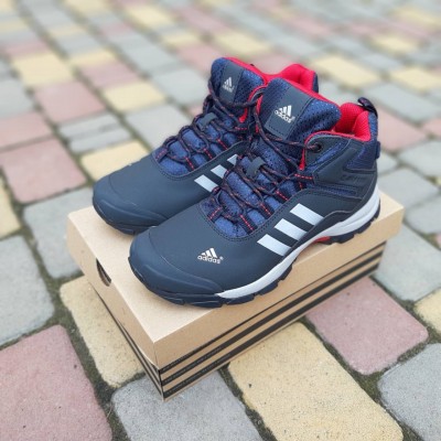 Adidas Climaproof високі Сині з червоним, Розмір 43