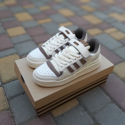 Adidas Forum LOW бежеві з коричневим, Розмір 36