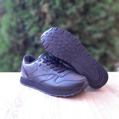 Reebok Classic Leather чорні, Розмір 38