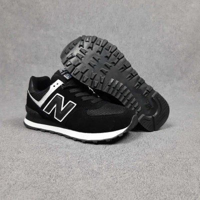 New Balance 574 чорні з білим, Розмір 38