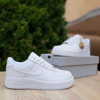 Nike AIR Force 1 низкие Белые, Размер 46