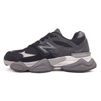 New Balance 9060 чорні з сірим (червоний язик), Розмір 44 New Balance 9060 чорні з сірим (червоний язик), Розмір 44