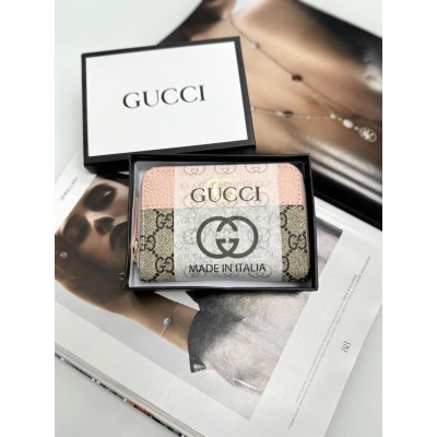 Кошелек Gucci женский Гуччи розовый мини