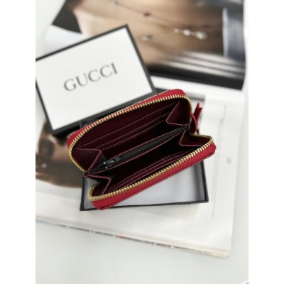 Гаманець Gucci жіночий Гуччі червоний міні