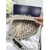 Женская сумка Кристиан Диор седло бежевый текстиль  Dior