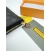 Мужской кошелек Louis Vuitton черный классик Луи Витон кошелек унисекс