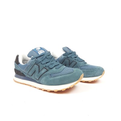 New Balance 574 синие на белом, Размер 38