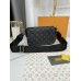 Сумка Louis Vuitton крос-боді чорний класичний через плече Луї Вітон