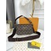 Сумка Louis Vuitton крос-боді коричневий класичний через плече Луї Вітон