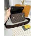 Сумка Louis Vuitton крос-боді коричневий класичний через плече Луї Вітон