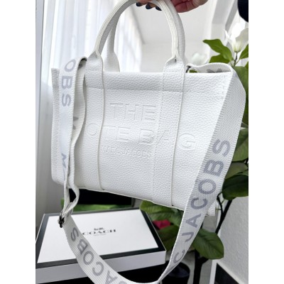Сумка жіноча Марк Джейкобс шопер білий Marc Jacobs Tote Bag великий