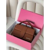 Жіноча сумка Jacquemus Le Grand Bambino коричневий крос боді Жакмюс