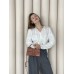 Жіноча сумка Jacquemus Le Grand Bambino коричневий крос боді Жакмюс