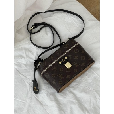 Сумка жіноча клатч Louis Vuitton Classic Lambskin коричневий Луї Віттон без ланцюжка