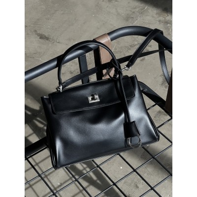Сумка жіноча Balenciaga Rodeo Medium - Premium чорний срібло Баленсіага Сумка жіноча Balenciaga Rodeo Medium - Premium чорний срібло Баленсіага