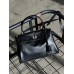 Сумка жіноча Balenciaga Rodeo Medium - Premium чорний срібло Баленсіага
