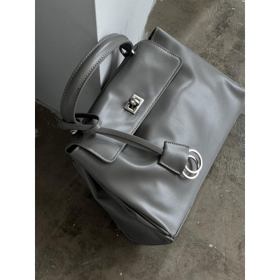 Сумка жіноча Balenciaga Rodeo Medium - Premium срібло Баленсіага Сумка жіноча Balenciaga Rodeo Medium - Premium срібло Баленсіага