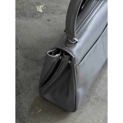Сумка жіноча Balenciaga Rodeo Medium - Premium срібло Баленсіага