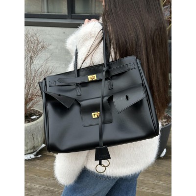 Сумка жіноча Balenciaga Bel Air Tote Bag - Premium чорний золото Баленсіага Сумка жіноча Balenciaga Bel Air Tote Bag - Premium чорний золото Баленсіага