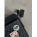 Чоловічі штани COACH Sullivan Crossbody In Signature Canvas With Patche через плече чорний Коуч