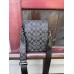 Чоловічі штани COACH Sullivan Crossbody In Signature Canvas With Patche через плече чорний Коуч