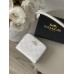 Кошелек женский Coach белый мини Коуч