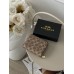 Кошелек женский Coach бежевый мини Коуч