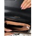Сумка женская Horsebit 1955 Gucci  Гуччи на плече черно-серый