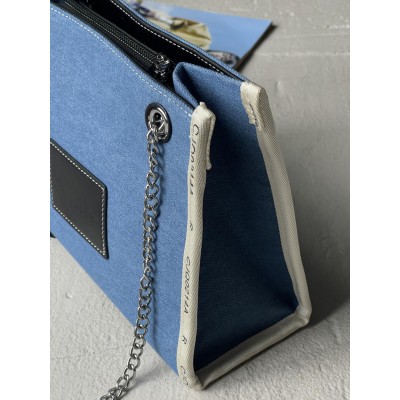 Жіноча сумка Марк Джейкобс блакитний Marc Jacobs Bag Denim Small