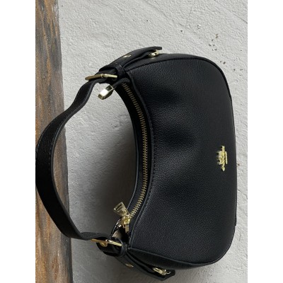 Жіноча сумка багет Coach Kleo чорний класичний через плече Коуч