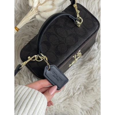 Сумка женская Coach Ava Crossbody Bag черный через плече Коуч кросс боди