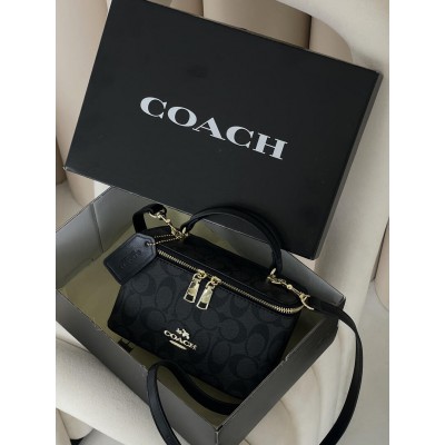Сумка женская Coach Ava Crossbody Bag черный через плече Коуч кросс боди