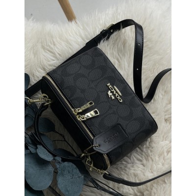 Сумка женская Coach Ava Crossbody Bag черный через плече Коуч кросс боди