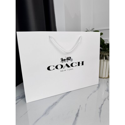 Фірмова упаковка великий пакет Coach, упаковка подарунок. Подарункова брендова упаковка Коуч Фірмова упаковка великий пакет Coach, упаковка подарунок. Подарункова брендова упаковка Коуч