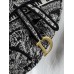 Жіноча сумка Dior Saddle Bag чорний тигр через плече Крістіан Діор сідло