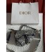 Жіноча сумка Dior Saddle Bag синій тигр через плече Крістіан Діор сідло