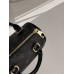 Женская сумка Louis Vuitton Nano Speedy mini бочонок черный через плече Луи Виттон
