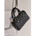Женская сумка Louis Vuitton Nano Speedy mini бочонок черный через плече Луи Виттон