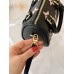 Женская сумка Louis Vuitton Nano Speedy mini бочонок черный монограм через плече Луи Виттон