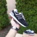 New Balance 574 черные с белым серая пятка, Размер 41