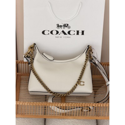 Сумка жіноча Coach Juliet Shoulder Classic Bag 25 Premium через молочні плечі + золото Коуч Сумка жіноча Coach Juliet Shoulder Classic Bag 25 Premium через молочні плечі + золото Коуч