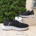 Skechers Slip-INS GO WALK тапкі мокасіни сліпони чорні з білим, Розмір 43