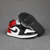 Nike Air Jordan 1 білі з чорним і червоним, Розмір 36