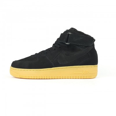 Nike Air Force 1 Чорні на бежевій, Розмір 41 Nike Air Force 1 Чорні на бежевій, Розмір 41