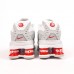 Nike Shox Ride 2 Supreme белые с серым и красным, Размер 38