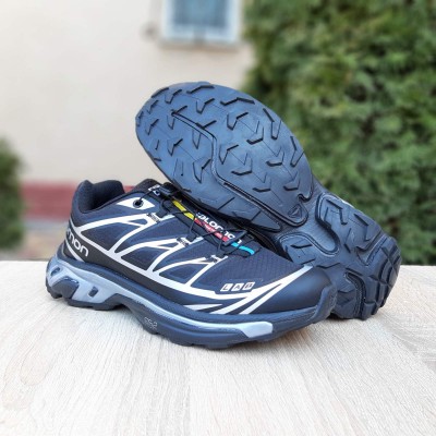 Salomon XT-6 GTX чорні з білим, Розмір 41