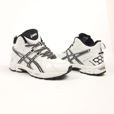 Asics Gel-Kahana 8 High белые с черным, Размер 38
