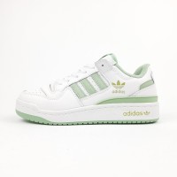 Adidas FORUM LOW білі з бірюзою, Розмір 40